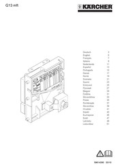 Kärcher G13 mft Instrucciones De Uso