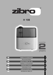 Zibro H 108 Instrucciones De Uso