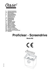 Oase Proficlear-Screendrive M2 Instrucciones De Uso
