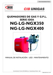 Unigas IDEA NG-LG-NGX350 Manual De Instalación - Uso - Mantenimiento