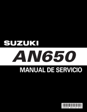 Suzuki AN650 Manual De Servicio