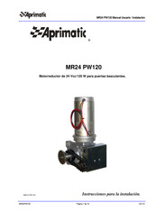 Aprimatic MR24 PW120 Instrucciones Para La Instalación