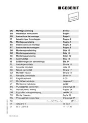 geberit 115.788.00.1 Instrucciones De Montaje