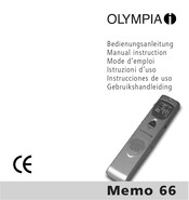 Olympia Memo 66 Instrucciones De Uso