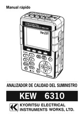 Kyoritsu electrical KEW 6310 Manual Rápido Del Usuario