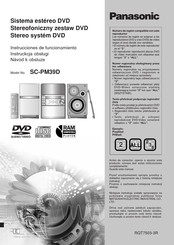 Panasonic SC-PM39D Instrucciones De Funcionamiento