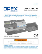 Opex OMATION Envelopener 410 Serie Manual Del Operador