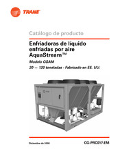 Trane AquaStream CGAM Instrucciones Y Catálogo De Piezas De Recambio