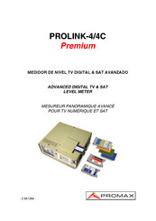 Promax PROLINK-4/4C Premium Manual De Instrucciones