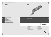 Bosch PMF 250 CES Manual Original