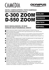 Olympus CAMEDIA D-550 ZOOM Manual Básico