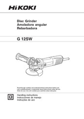 HIKOKI G 12SW Instrucciones De Manejo