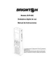 Brigmton BVR-600 Manual De Instrucciones