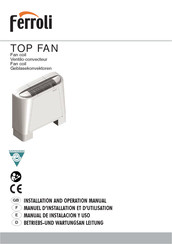 Ferroli TOP FAN Manual De Instalacion Y Uso