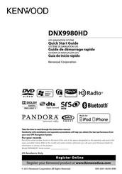 Kenwood DNX9980HD Guia De Inicio Rapido