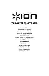 ION TAILGATER BLUETOOTH Guia De Inicio Rapido