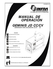 Infra EMINIS JD CC/CV Manual De Operación