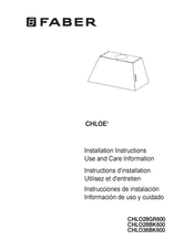 Faber CHLOE Serie Instrucciones De Instalación