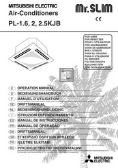 Mitsubishi Electric Mr.Slim PL-1.6KJB Manual De Instrucciones