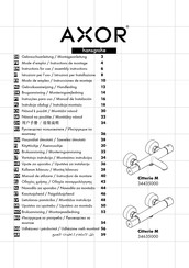 Hansgrohe Axor Citterio M 34635000 Instrucciones De Montaje