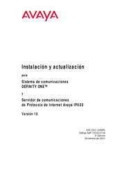 Avaya DEFINITY ONE Manual De Instalación Y Actualización