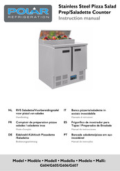 Polar Refrigeration G604 Manual De Instrucciones