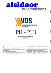 VDS PH1 Instrucciones Para La Instalación