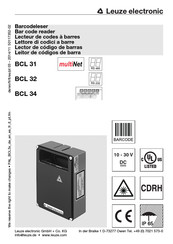 Leuze electronic BCL 32 Manual De Usuario
