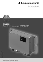 Leuze electronic MA 204i Instrucciones Originales De Uso