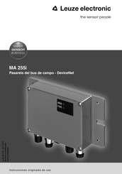 Leuze electronic MA 255i Instrucciones Originales De Uso