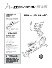 Freemotion SFEL16112 Manual Del Usuario