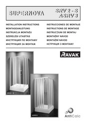RAVAK SUPERNOVA ASRV3 Instrucciones De Montaje