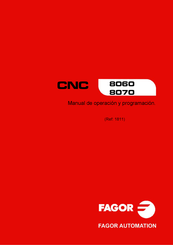 Fagor CNC 8070 Manual De Operación Y Programación