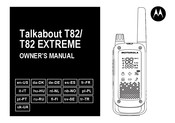 Motorola Talkabout T82 Manual Del Propietário