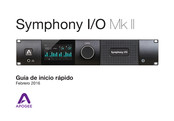 Apogee Symphony I/O Mk II Guia De Inicio Rapido