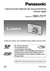 Panasonic Lumix DMC-FX77 Instrucciones De Funcionamiento