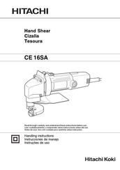 Hitachi Koki CE 16SA Instrucciones De Manejo