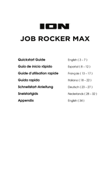 ION JOB ROCKER MAX Guia De Inicio Rapido