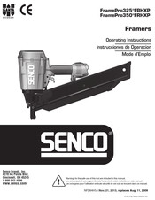 Senco FramePro350 FRHXP Instrucciones De Operación