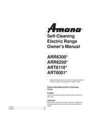 Amana ARR6300 Serie Manual Del Propietário