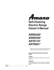 Amana ARR6200 Serie Manual Del Propietário