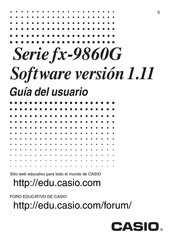 Casio fx-9860G Serie Guia Del Usuario