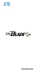 ZTE BLADE V7 LITE Guia De Inicio Rapido