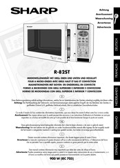 Sharp R-82ST Manual Del Usuario