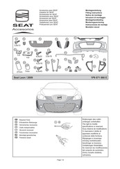 Seat 1P9 071 060 E Instrucciones De Montaje