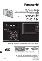 Panasonic LUMIX DMC-FS42 Instrucciones De Funcionamiento