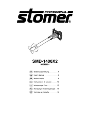 Stomer Professional SMD-1400X2 Instrucciones De Servicio