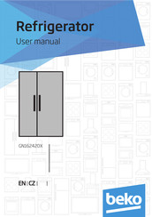 Beko GN162420X Manual Del Usuario