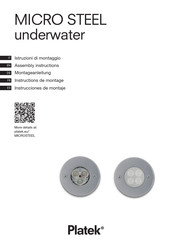 Platek MICRO STEEL underwater Instrucciones De Montaje