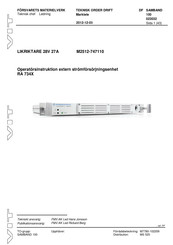 Rohde & Schwarz 6105.5800.02 Manual Del Usuario